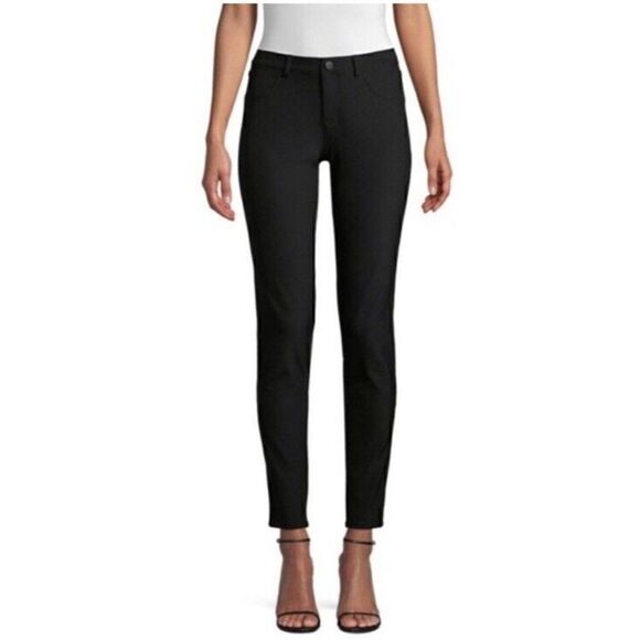 Lafayette 148 New York Mercer Acclaimed Stretch Skinny Ankle Pants Black 12 - Picture 1 of 6